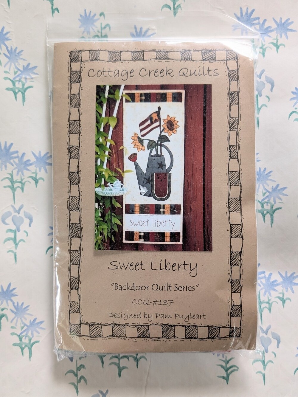 Cottage Creek Quilts Sweet Liberty Wall Hanging Quilt Kit NEW Americana Sewing